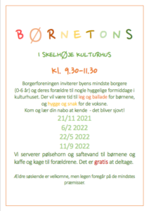 Børnetons 6/2 2022 @ i Skelhøje Kulturhus